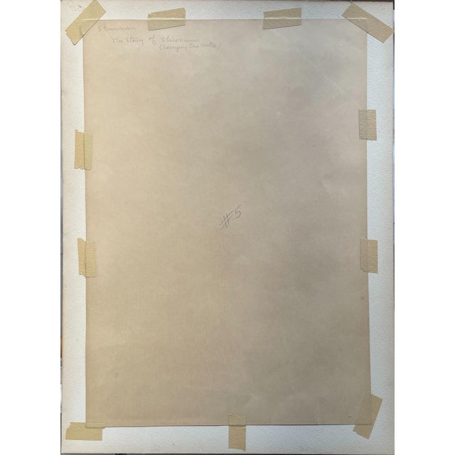 "Plovers at Tamagawa" From "Six Jewel Rivers" - Woodblock Print by Kubo Shunman For Sale - Image 9 of 9