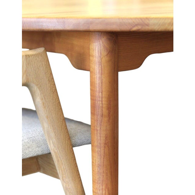 Vintage Oval Dining Table in Oak from Brdr. Andersen, 1960s For Sale - Image 10 of 14