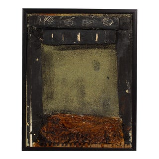 Signed 2005 “Asuka 5” Mixed Media Collage by Artist Juliet Holland For Sale