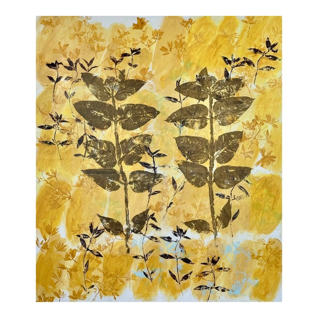 Two Milkweed Organic Modern Collage For Sale