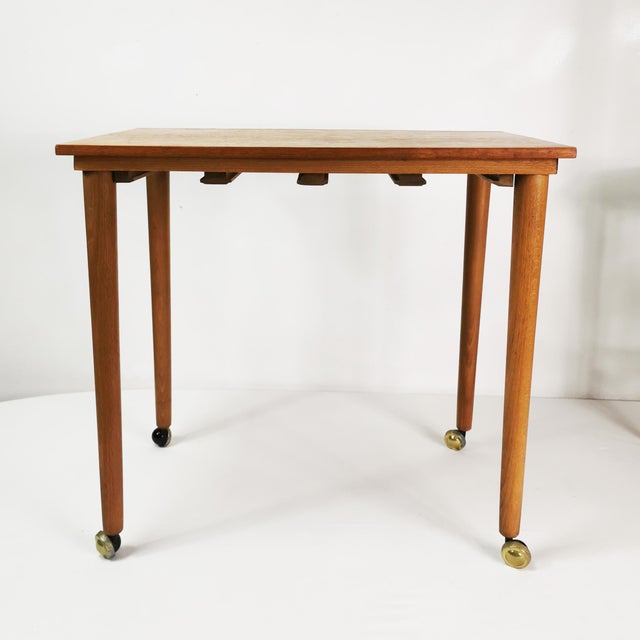 Mid-Century Side Tables attributed to P. Hundevad for Novy Domov, Former Czechoslovakia, 1960s, Set of 5 For Sale - Image 10 of 16