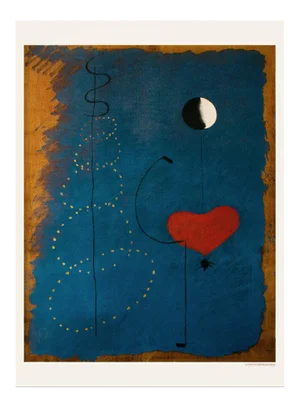 1993 Joan Miro "Dancer", First Edition German Large Poster
