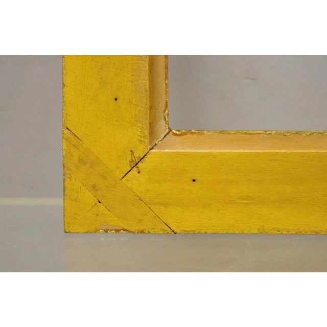 Vintage Italian Hollywood Regency Gold Gilt Wood 14 X 12 Art Picture Frame For Sale - Image 11 of 12