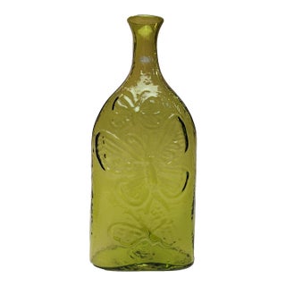 Rare Blenko Butterfly Vase 2006 For Sale