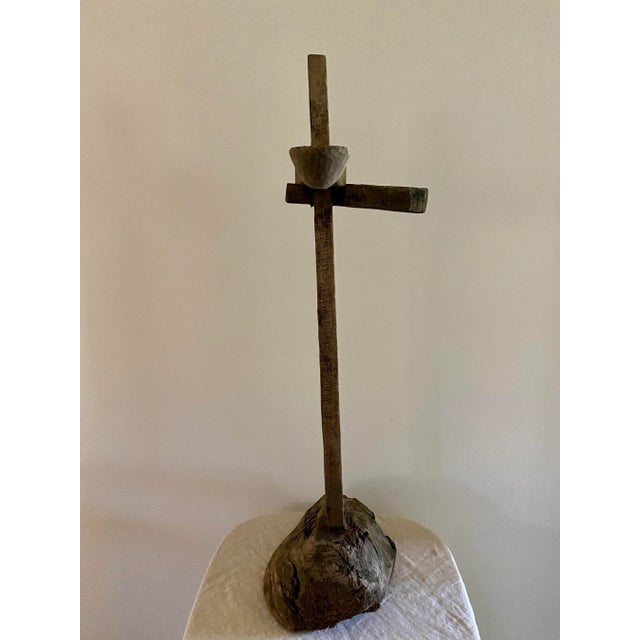 Antique Oil Lamp Stand For Sale In Atlanta - Image 6 of 11