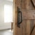 Robust Form and Function Upgrade your entryways with this deeply curved solid wrought iron door pull. Blending structural...