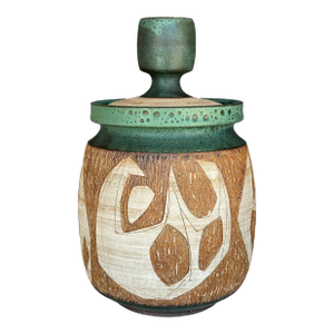 Mid-Century Joel Edwards Large Studio Pottery Lidded Jar