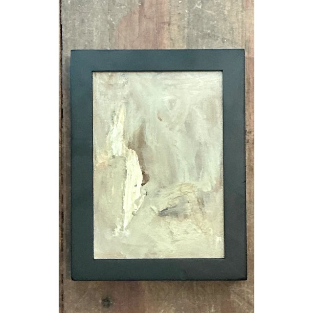 Vintage Abstract Expressionist Painting For Sale - Image 9 of 12