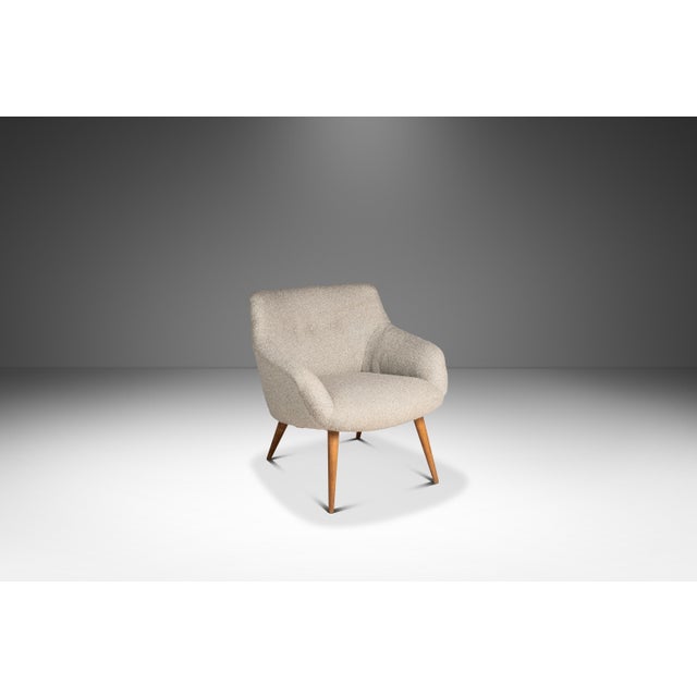 Rare Restored Mid-Century Modern 'Holiday' Series Lounge Chair by Lawrence Peabody for Selig Danish Line, Usa, C. 1955 For Sale In Orlando - Image 6 of 18