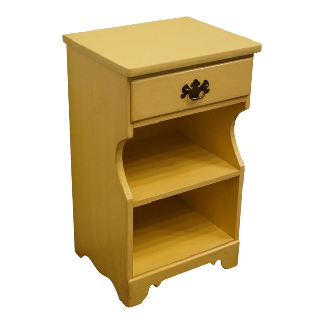 Ethan Allen Crp Custom Room Plan 17" Open Nightstand 145046p 411 Daffodil Yellow