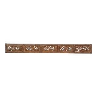Long Asian Fauna Wall Carving For Sale
