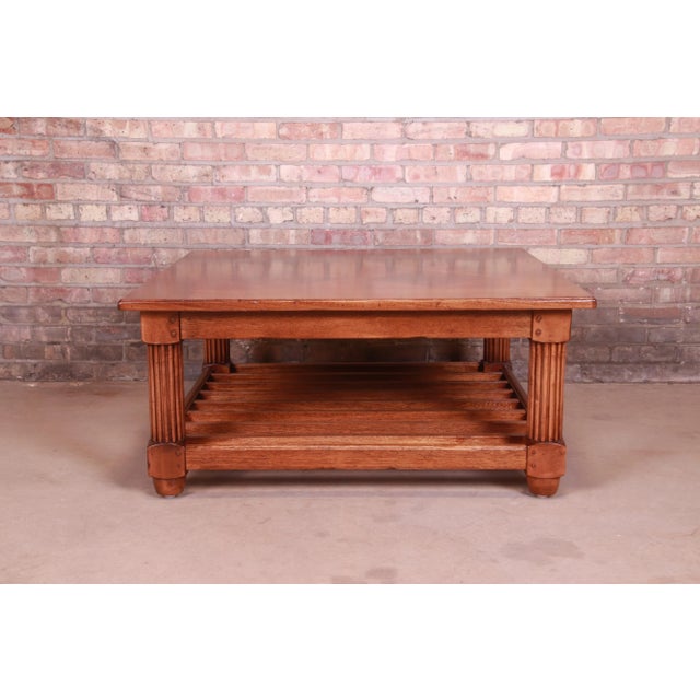 Baker Furniture Milling Road Italian Provincial Coffee Table, Newly