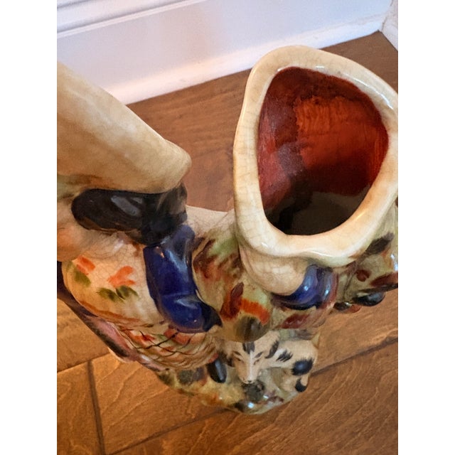 Vintage Scottish Ceramic Figure Spill Vase For Sale In Charleston - Image 6 of 9