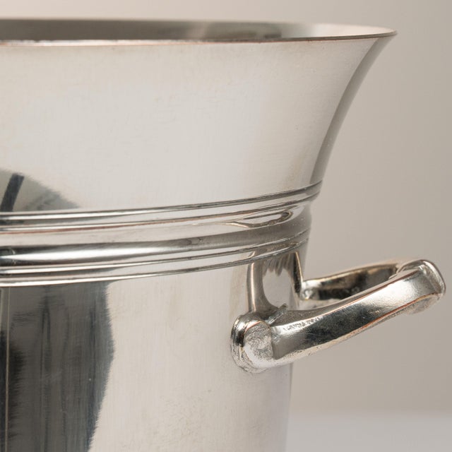 Mid 20th Century France Silver Ice Bucket For Sale - Image 4 of 13