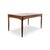 Vintage Lacquered Walnut and Teak Dining Table, 1970s For Sale - Image 3 of 9