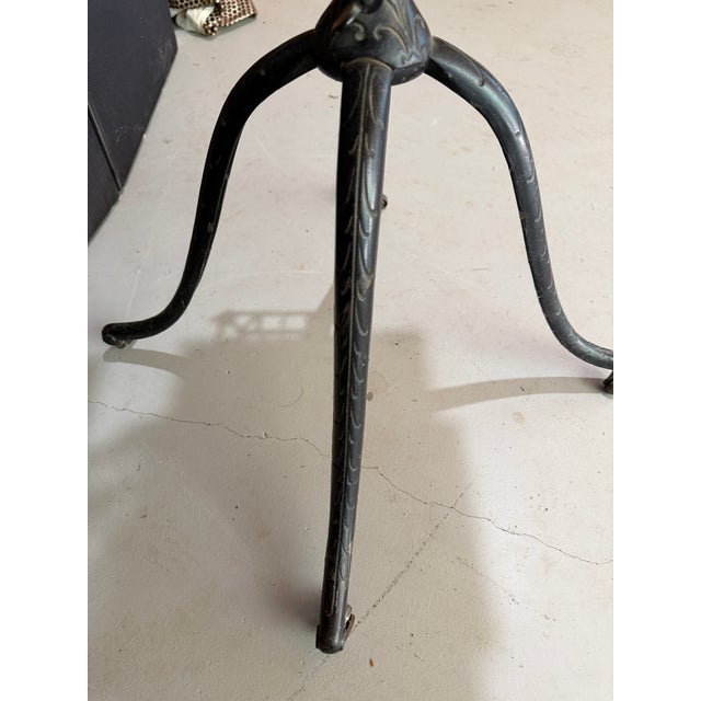 19th Century Victorian Book/Music Stand, in Oak and Iron For Sale In Sacramento - Image 6 of 7
