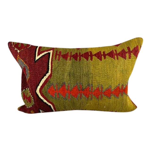 16 x 24 Kilim Pillow Turkish Cushion Grand Palace Pillow Cushion Cover For Sale