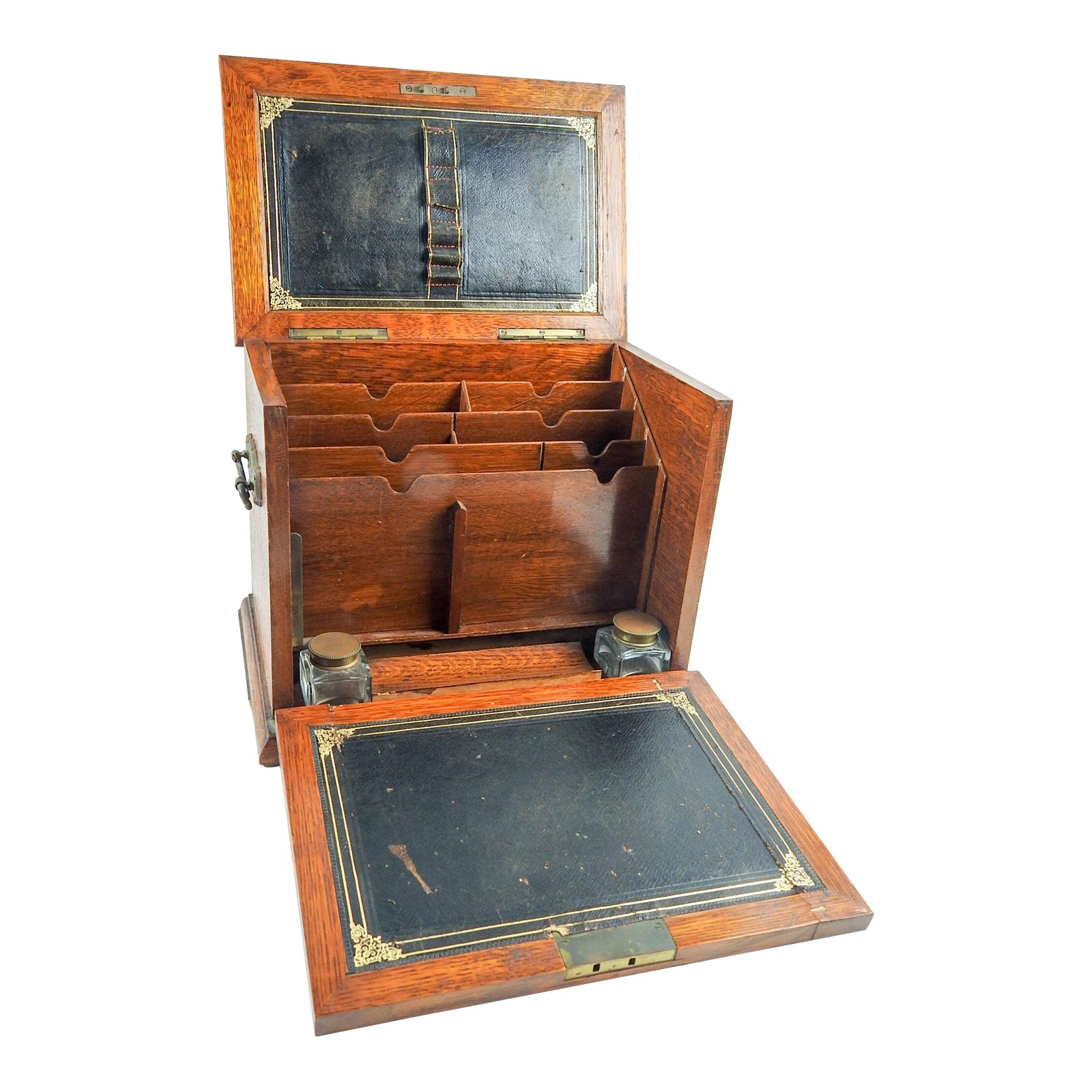 Antique Folding Portable Writing Desk Chairish