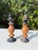 Stone Vintage Postmodern Carved Soapstone Candlesticks , a Pair For Sale - Image 7 of 11