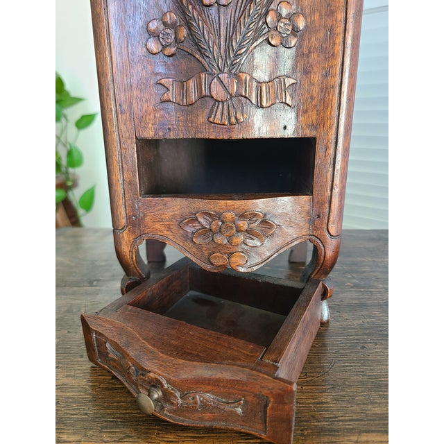 Antique 19th Century French Provincial Salt & Flour Box For Sale - Image 17 of 18
