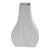 Vintage Naaman Art Line White Porcelain Modernist Vase For Sale