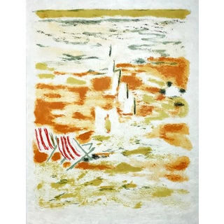 1962 Jules Cavailles Original Lithograph, Untitled 7 For Sale