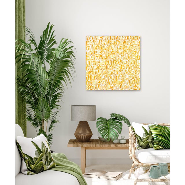 Los Angeles artist Amber Goldhammer paints dramatic abstract compositions in acrylic on canvas featuring energetic...