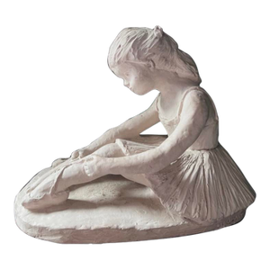 Vintage Statue Little Ballerina Ballet Dancer Sculpture