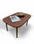 Wood Mid-Century Extendable Dining Table in Teak with Rounded Edges, 1960s For Sale - Image 7 of 12