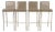 Steelcase Coalesse Modern Leather and Chrome Bar Stools, Set of Four For Sale