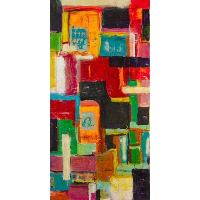 Early 21st Century Anna Snijder, Colour Me Happy II, Acrylic on Canvas For Sale - Image 5 of 5