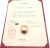 Cartier Cartier Santos Dumont Bull's Eye Quartz Rose Gold Ring, Size 7.25 For Sale - Image 4 of 10