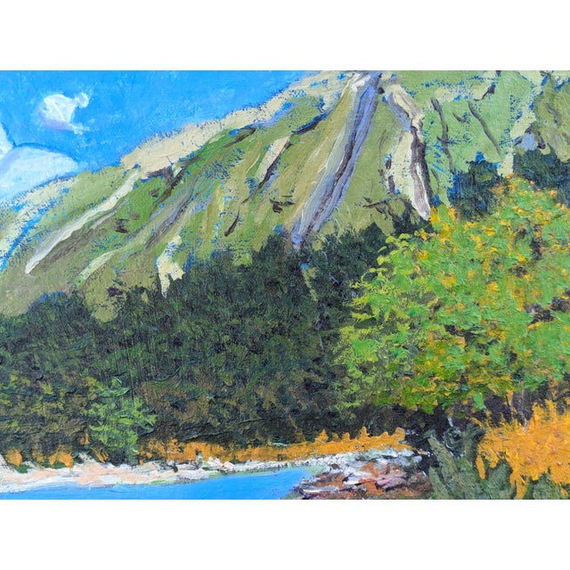Jerry Greenberg "Passing Clouds" Contemporary Realistic Texas Nature River Landscape Painting, 2020s For Sale - Image 10 of 11