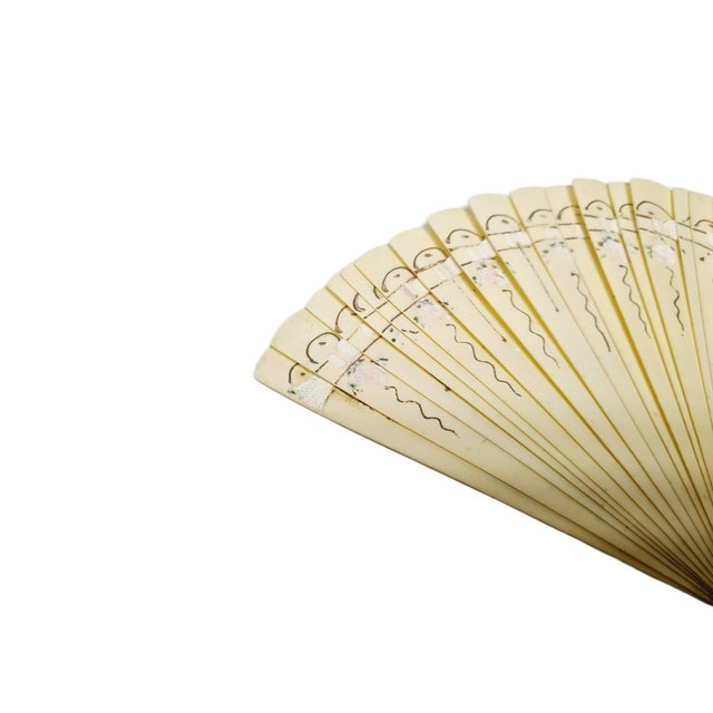 Art Nouveau Polish Celluloid Fan, 1900s For Sale - Image 3 of 11