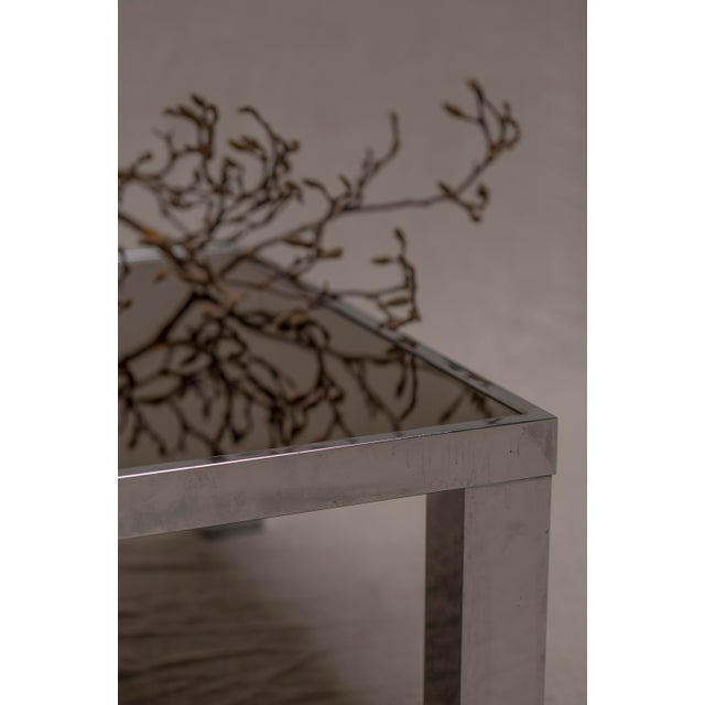 Space Age Coffee Table in Chromed Steel, 1970s For Sale - Image 10 of 11