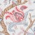 Schumacher Sample - Schumacher Aveline Wallpaper in Rose For Sale - Image 4 of 6