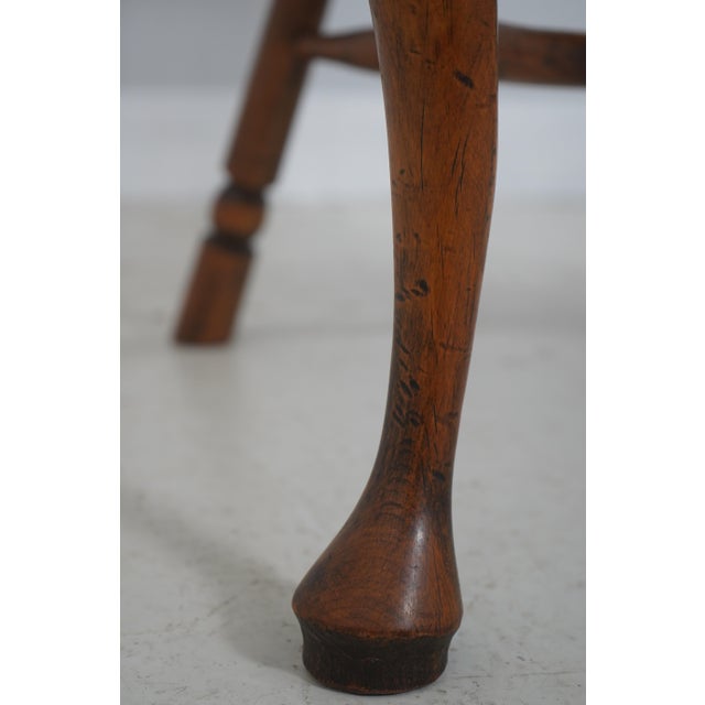 Pair English Country Windsor Style Armchairs For Sale - Image 15 of 18