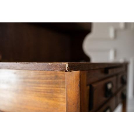 Late 18th Century Antique Possum Belly Hoosier Bakers Cabinet For Sale - Image 11 of 18