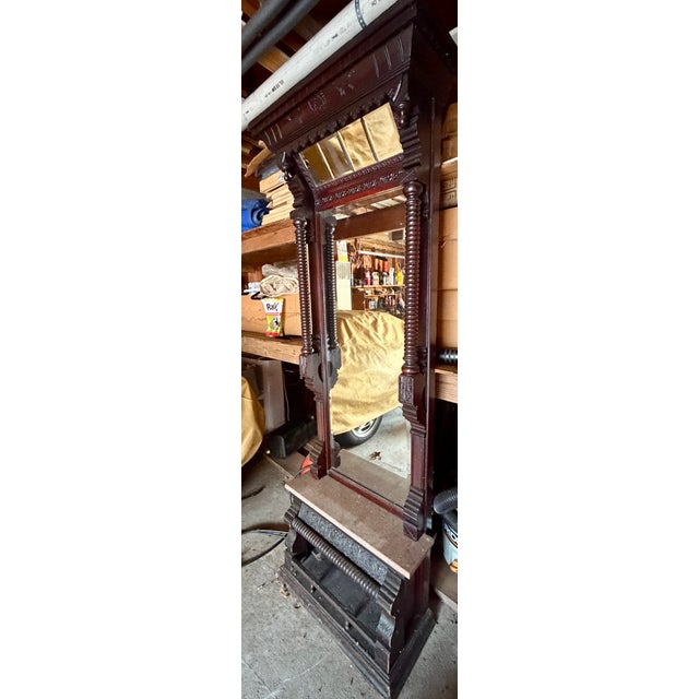 1990s Eastlake Pier Mirror For Sale - Image 4 of 6