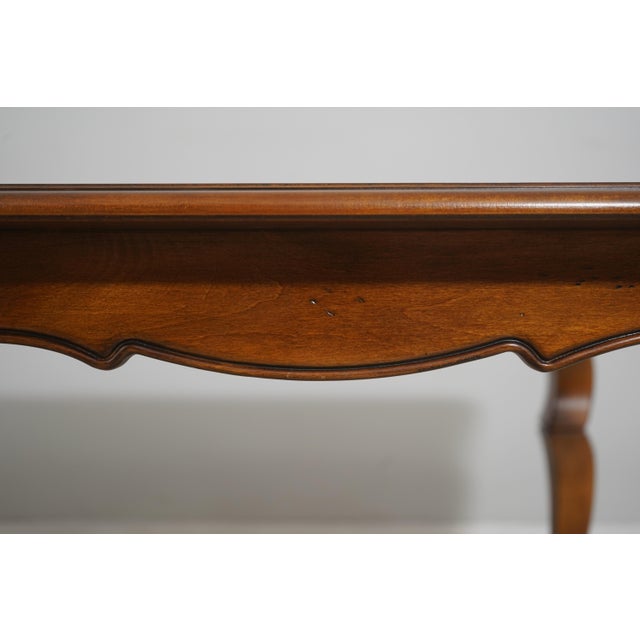 Drexel Heritage French Provincial Parquetry Inlaid Dining Table For Sale In Philadelphia - Image 6 of 18