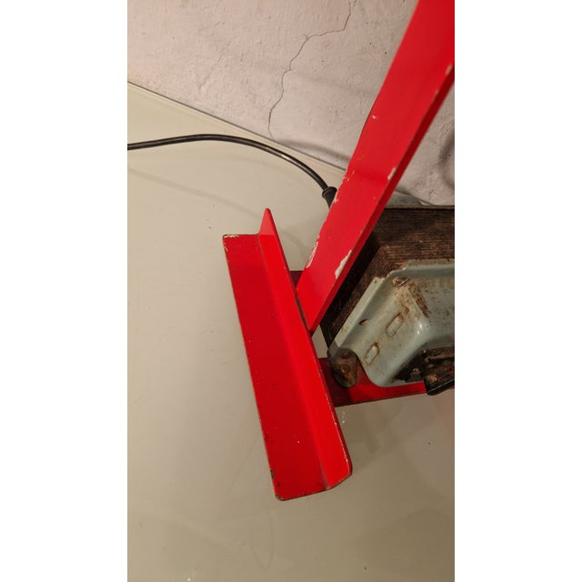 Red Toio Floor Lamp by Achille and Pier Giacomo Castiglioni for Flos, 1980s For Sale - Image 11 of 16