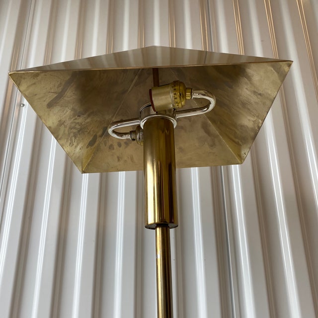 1970s Laurel Lamp Co Brass Plated Telescoping Floor Lamp ...