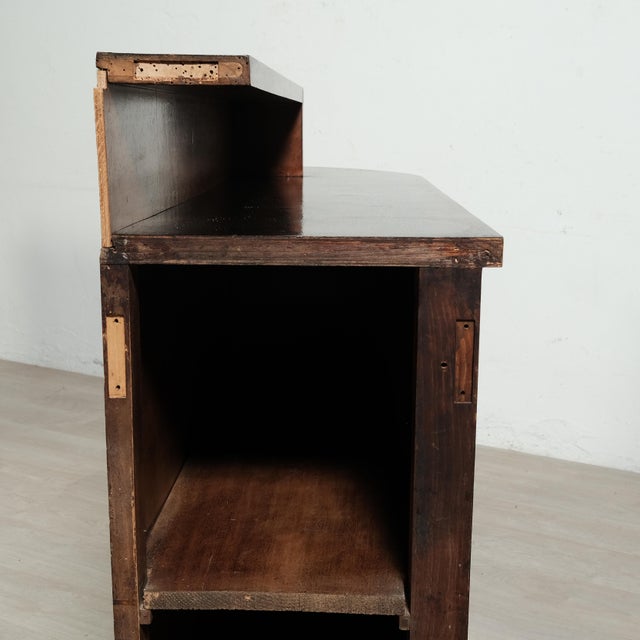 Vintage Rationalist Wooden Corner Sideboard, 1940s, Set of 2 For Sale - Image 17 of 18