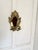 Mid-Century French Rococo Revival Brass Wall Mirror Sconce, 1950s For Sale - Image 13 of 16