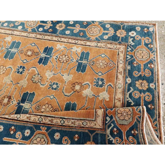 Galerie Shabab Collection Early 20th Century East Turkestan Samarkand Rug For Sale - Image 9 of 10