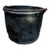 1900s Antique Patinated Copper Bucket Pot Jardiniere Iron Handle For Sale