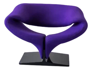 Ribbon Purple Armchair by Pierre Paulin for Artifort, 1966