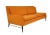 Directional McCobb Walnut and Brass Burnt Orange Sectional Sofa For Sale - Image 4 of 12