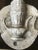 White 1930s Plaster Urn Wall Sculture For Sale - Image 8 of 9