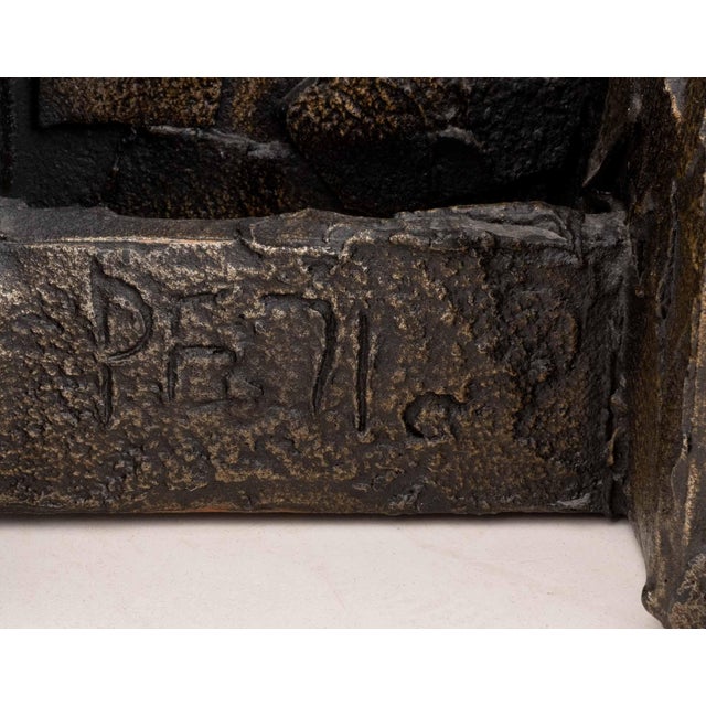 Paul Evans Skyline Bronze Resin Coffee Table, 1971 For Sale - Image 12 of 13